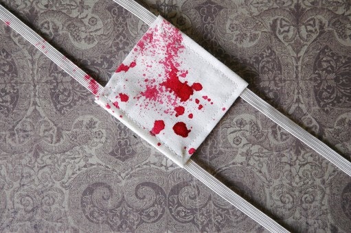 Eye-patch - Splatter - Gothic Lolita - Gurorori- Guro Lolita