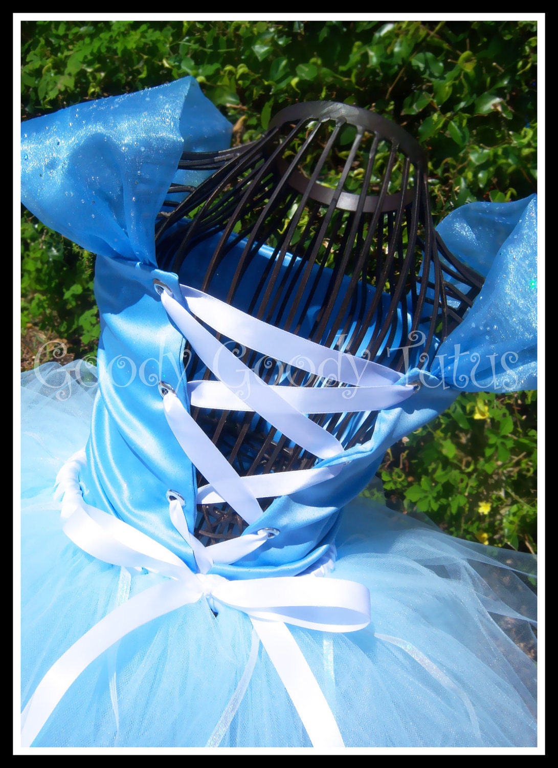 THE GLASS SLIPPER Cinderella Princess Inspired Tutu & Corset Top Set