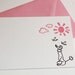 French Poodle Wau Sunny Day Flat Cards With Envelopes Set of 4