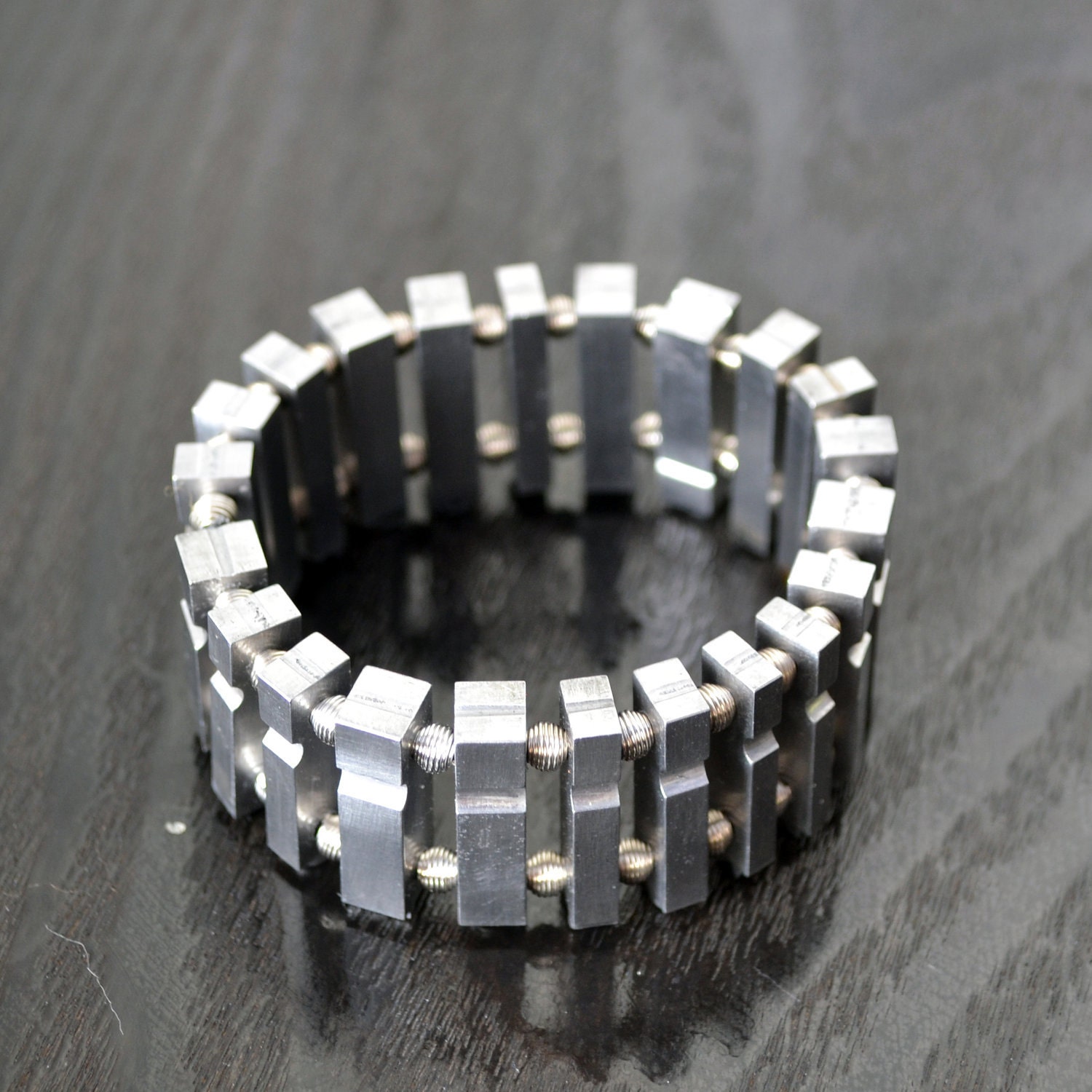 Vintage Letterpress Bracelet - Metal Type - Various letters