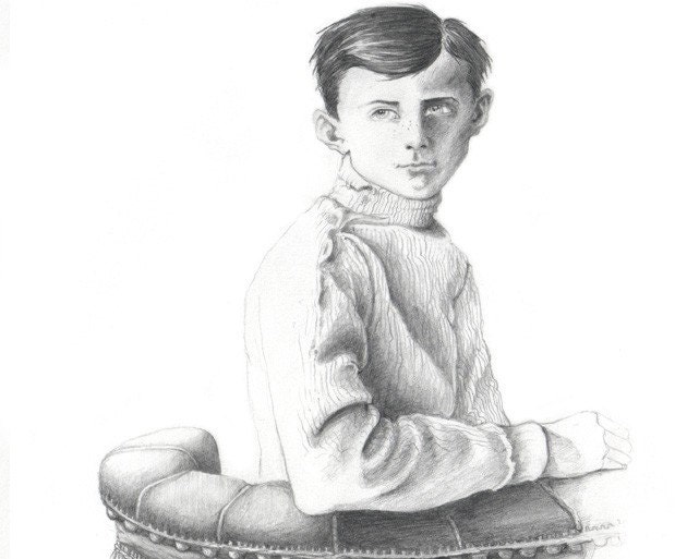 Boy with freckles