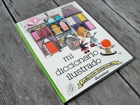 Vintage Modern Kids Book - Mi Diccionario Ilustrado