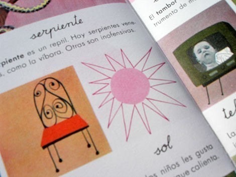 Vintage Modern Kids Book - Mi Diccionario Ilustrado