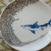 SINGLE Shark Saucer with School of Fish