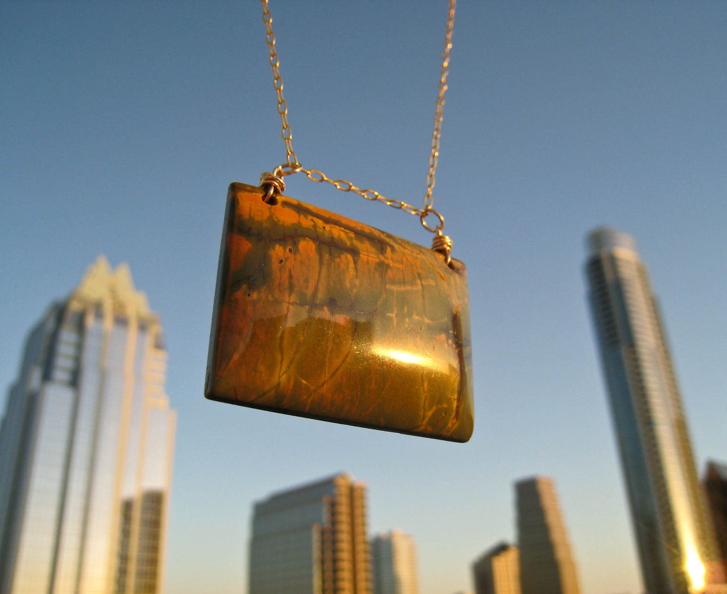 Earthen Picasso Jasper Necklace