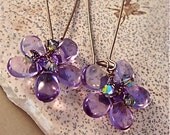 FLEUR NOIR - Amethyst Flower Earring