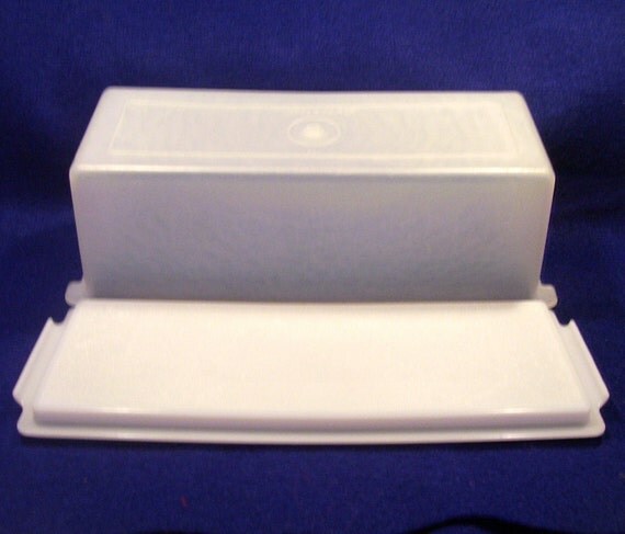 Vintage Tupperware Large White Cheese Keeper by egandmg on Etsy