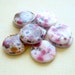 Glass Flower Beads 20mm - Set of 10