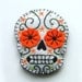 Day of the Dead Skull Felt Brooch