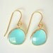 Aqua Earrings, Bridesmaids Jewelry, Bridal Jewelry