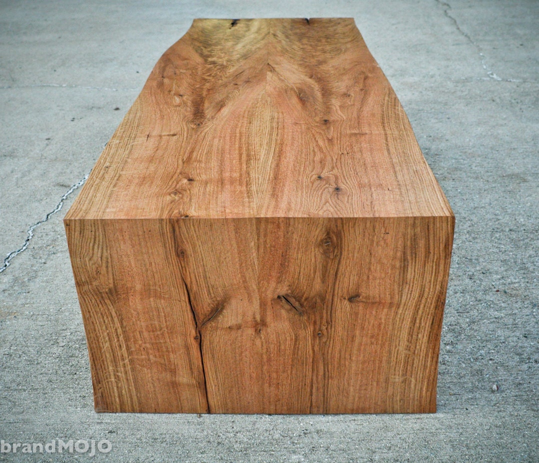 Live Edge Coffee Table - Folded Bole - Custom Furniture