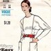 70s Vintage Sewing Pattern Vogue 8239 Bat wing Dress Size 14 Bust 36 UNCUT FF