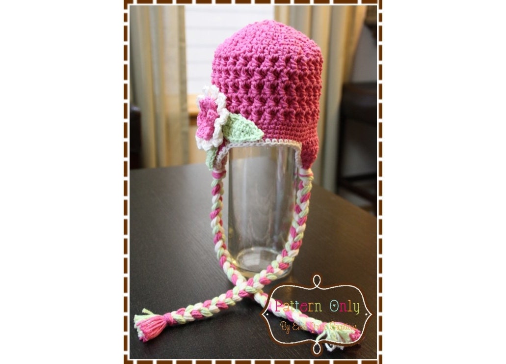 Flower Hat Crochet Pattern - SYDNEY - 213