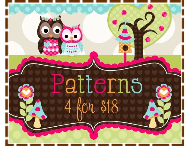 4 Crochet Pattern Savings Pack --- Permission to Sell Finished Items