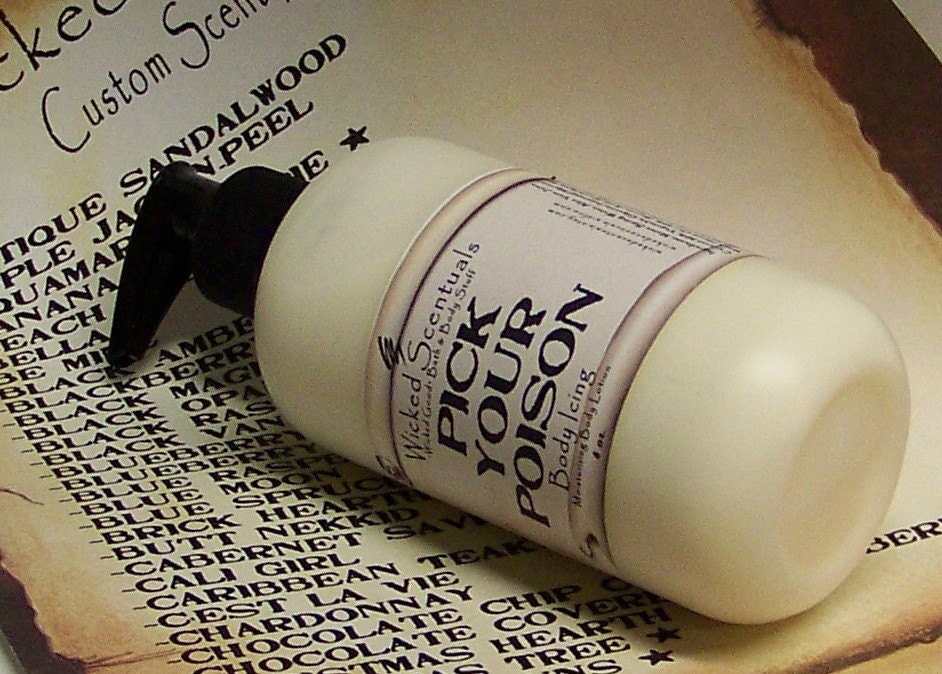 Pick Your Poison - WS Original Body Icing - Coconut Milk & Olive Oil Lotion - 8 oz. Pick Your Scent