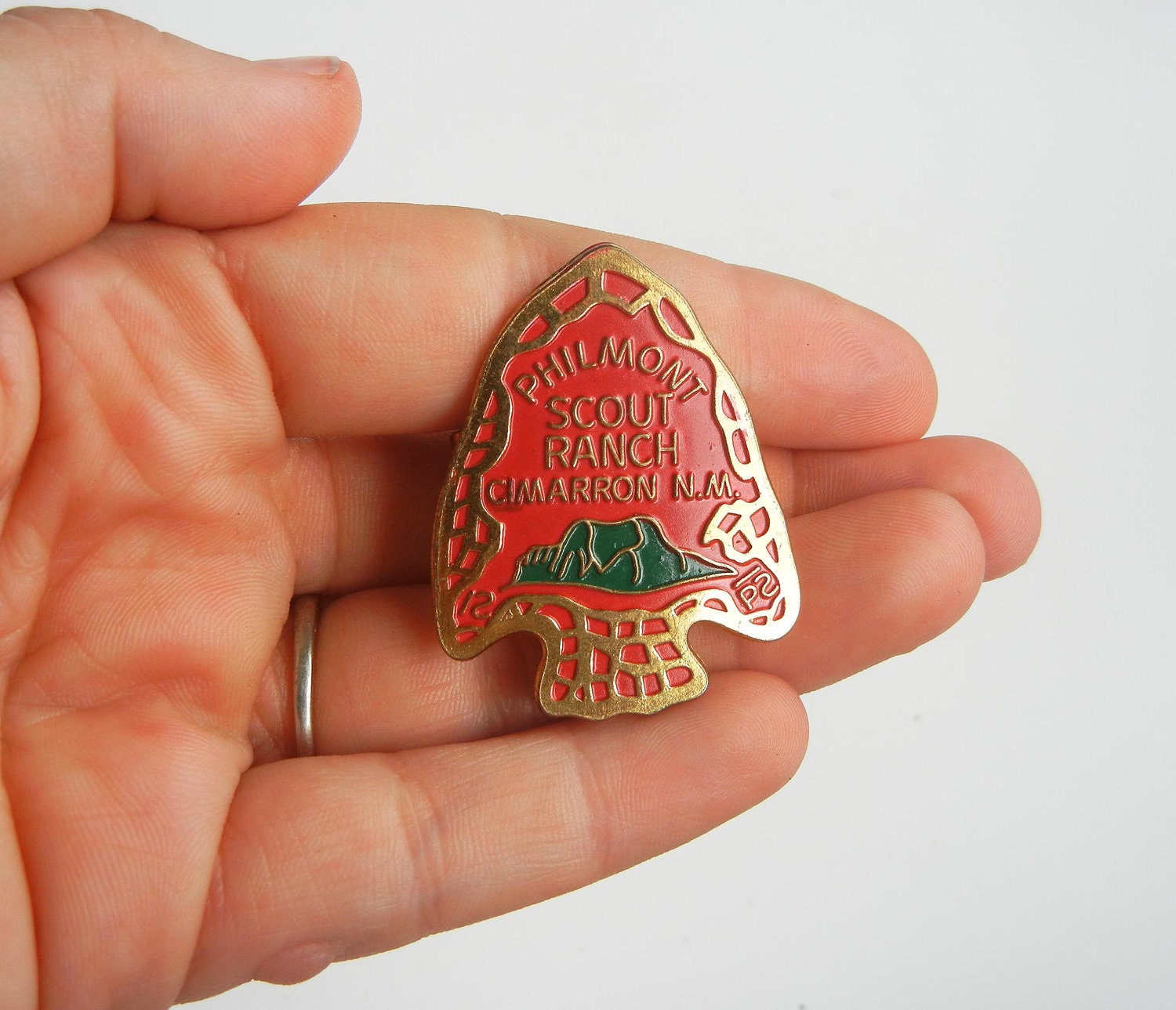 Boy Scout Arrowhead Neckerchief Slide by tasticlife on Etsy