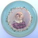 SALE - Loppy Sue Portrait Plate - Altered Vintage Plate