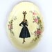 SALE - Lucinda the Giraffe - Altered Vintage Plate
