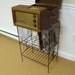 Vintage Eames Era Record Player Stand