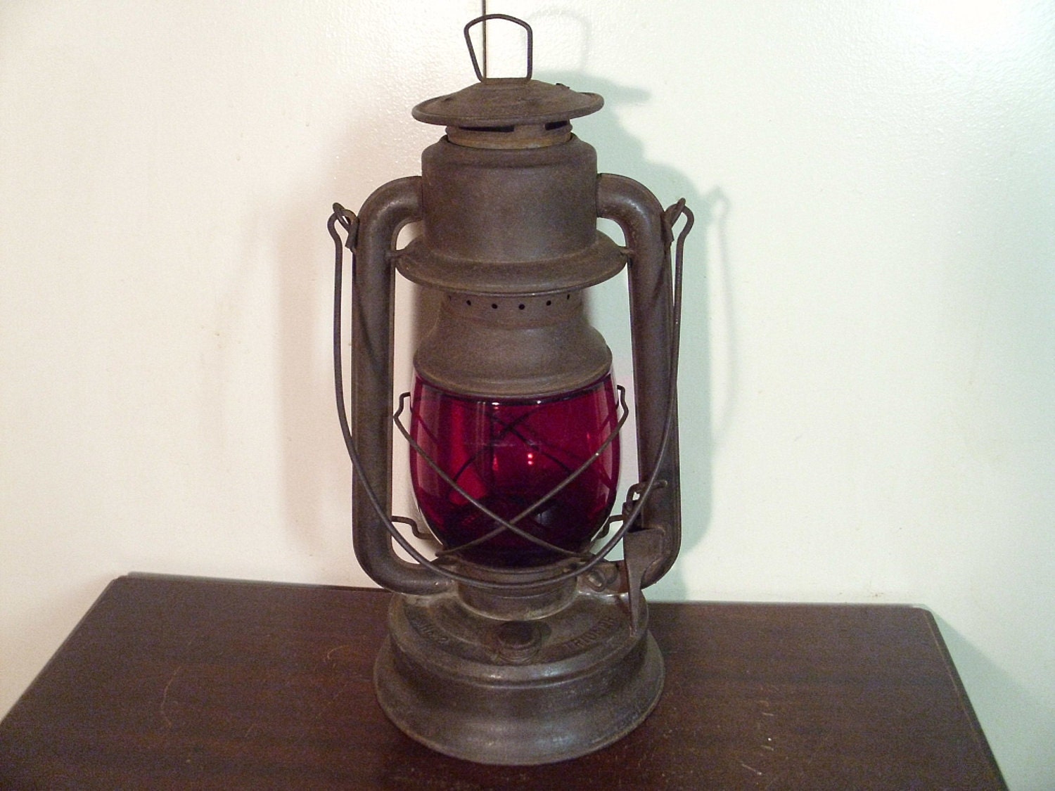 VTG./Antique Triumph Railroad Lantern With by 4TheLoveOfVintage