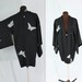 Vintage Kimono / Haori / Butterfly Print (s-m)