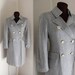 1960s Trench Coat / Spring Coat / Gray Jacket (s-m)
