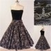 HOLD 1950s Full Circle Skirt, NYC Novelty Print, Vintage 50s Cotton Circle Skirt, NYC Statue of Liberty, Brooklyn Bridge, Empire State Bld