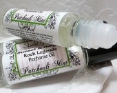 Patchouli Mint Perfume Oil, Vegan Perfume Oil, Roll On Perfume Oil, Sunset & Haight Rock Legends