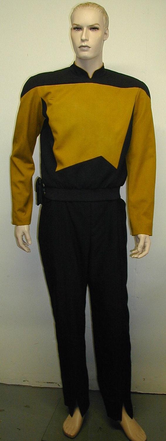 Star Trek TNG Starfleet Uniform Bibbed Pants Costume Prop
