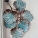 Vintage velvet millinery leaf stem