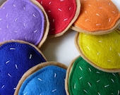 Rainbow Cookies - Felt Play Food