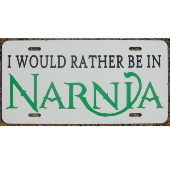 C. S. Lewis Chronicles of Narnia Car Tag License Plate