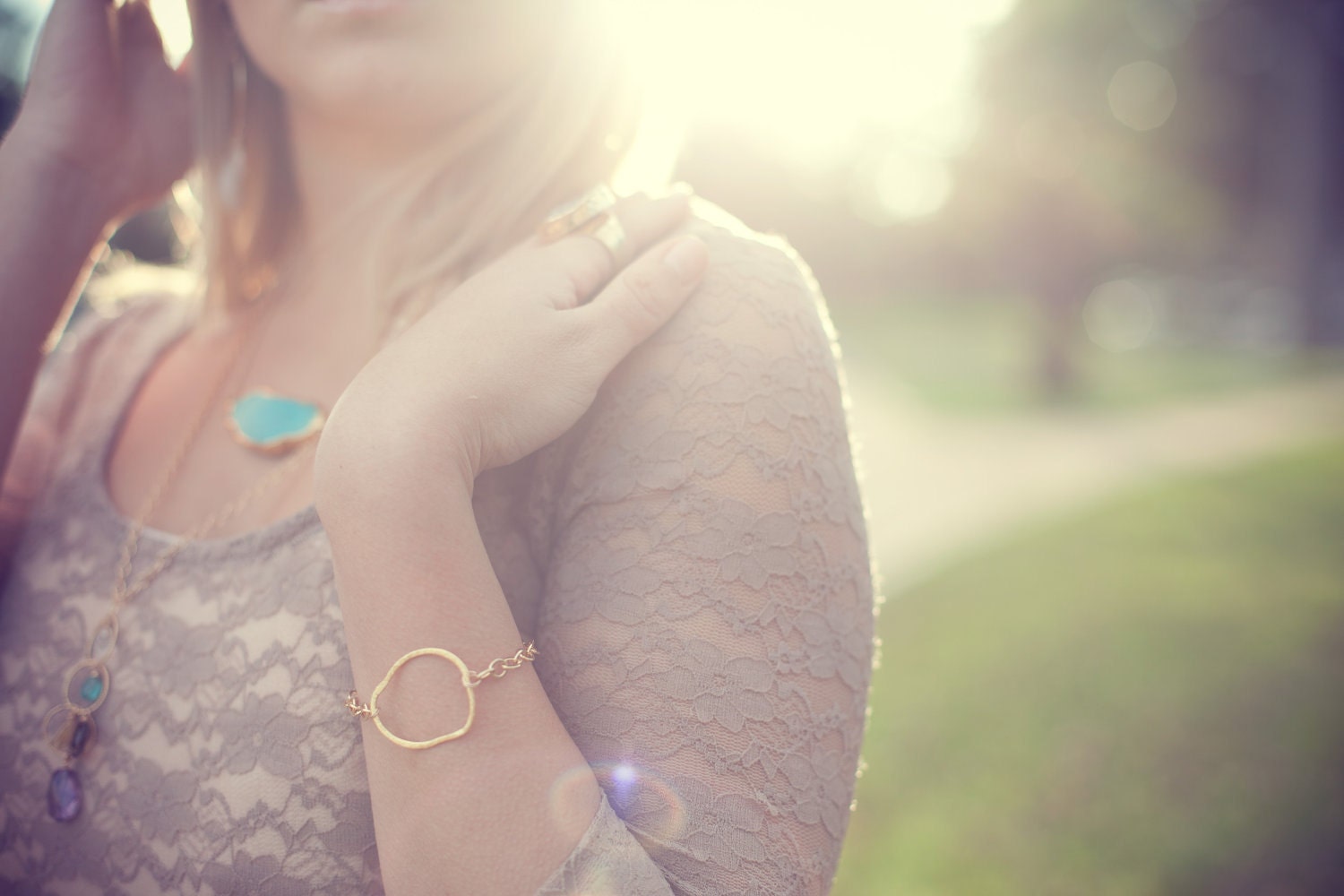 Gold Bracelet - Organic