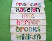 Personalized Pillowcase  ....   Choose Your Fabrics ....