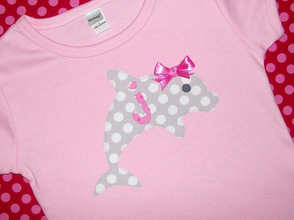 Personalized Dolphin Appliqued Shirt