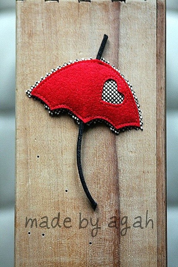 Umbrella Brooch