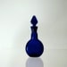 Tiny Bottle with Ground Glass Stopper, Hand Blown Glass