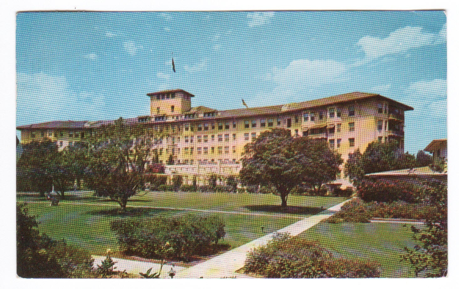 Ambassador Hotel Los Angeles California 1958 postcard