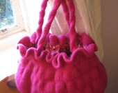 PDF Knitting Pattern for Pink Bubble Bag