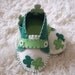 St Patricks Day Baby Loafers - Felt Baby Shoes - Holiday Baby Gift - Can Be Personalized