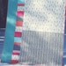 Quilt for Wall OR Twin Bed in Grays and Pink, Green and Polka Dots