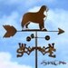 Hand Made Bernese Mountain Dog Weathervane NEW