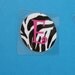 Animal print laminated bag tag by Toddle Tags
