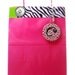 Animal print laminated bag tag by Toddle Tags
