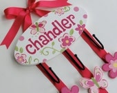 Hand Painted and Personalized Hair bow and Headband holder