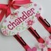 Hand Painted and Personalized Hair bow and Headband holder