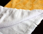 Super Soft Absorbent Burp Cloth in Orange