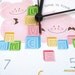 Personalized Nursery Wall Clock (quiet sweep) for baby or kids - Muddy the pig