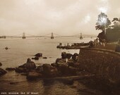 Chain Pier, Seaview, Isle of Wight - Unused, Vintage Sepia Postcard, circa 1930s