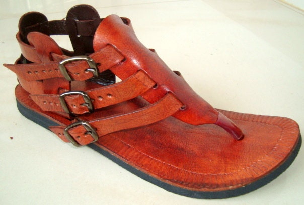 Gladiator Inspired Leather Sandals - -Handmade Sandals , Indian Leather Sandals, Gladiator Sandals, Ladies, Mens, Custom made - ALL SIZES